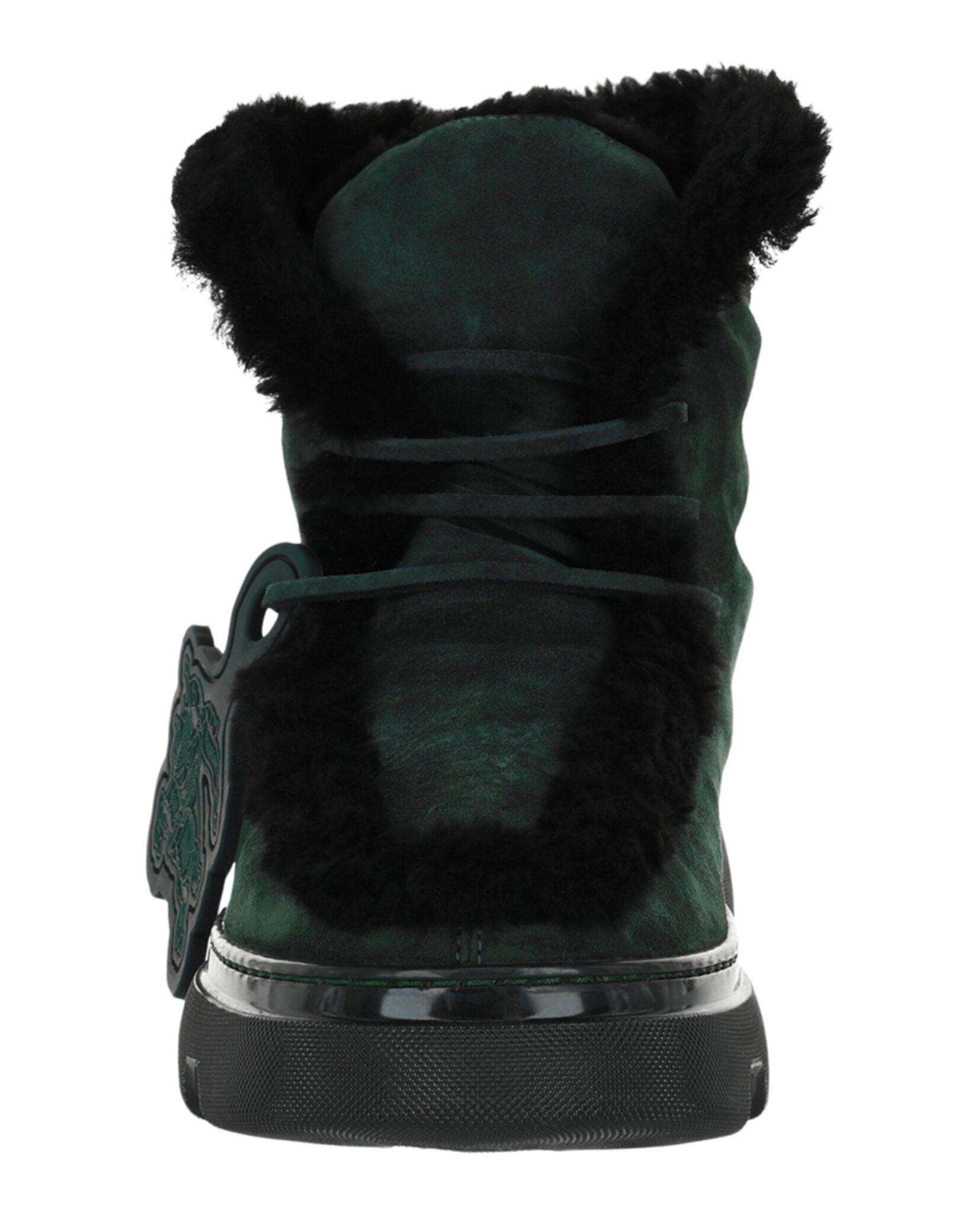Burberry Creeper Shearling Boots Male Product Image
