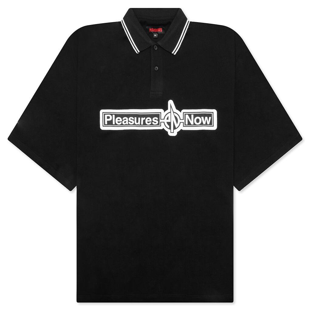 Pn Boxy Polo - Black Male Product Image