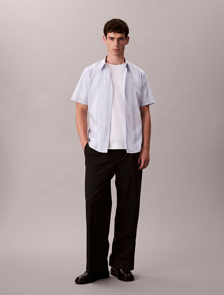 Yarn-Dyed Stripe Stretch Classic Shirt Product Image