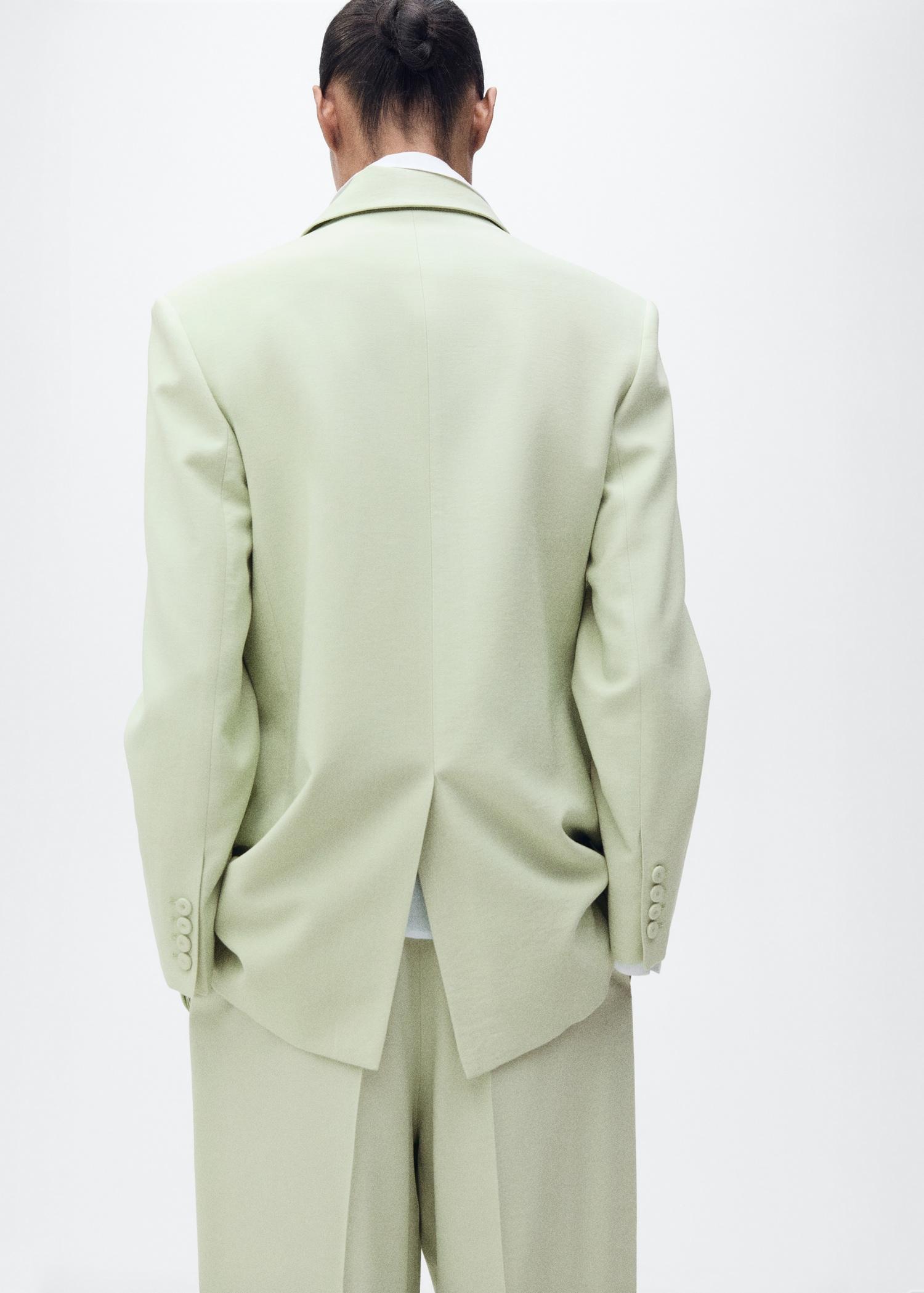 Straight-fit suit jacket - Women | MANGO USA Product Image