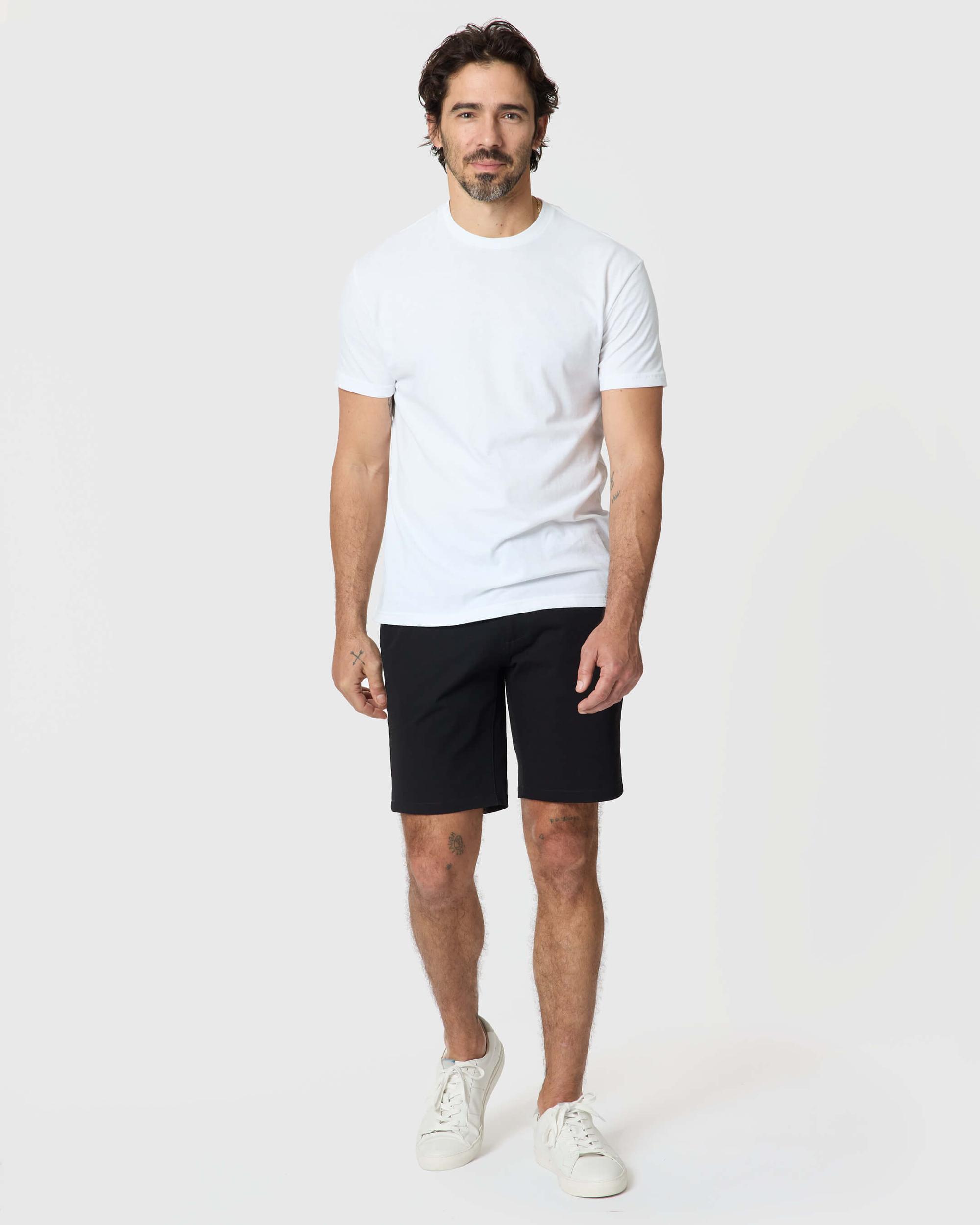 9" Black Classic Twill Shorts Product Image