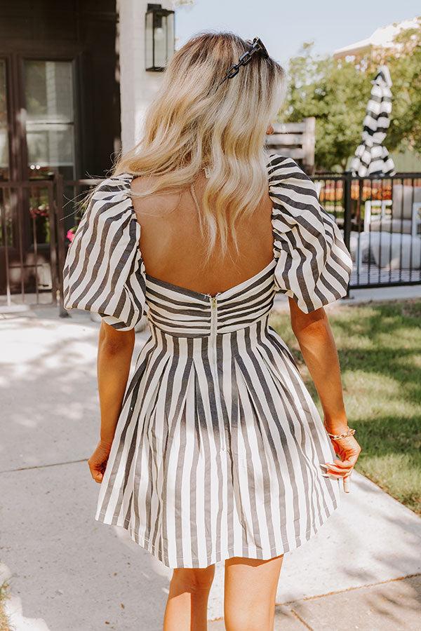 Country Club Classic Stripe Mini Dress Product Image