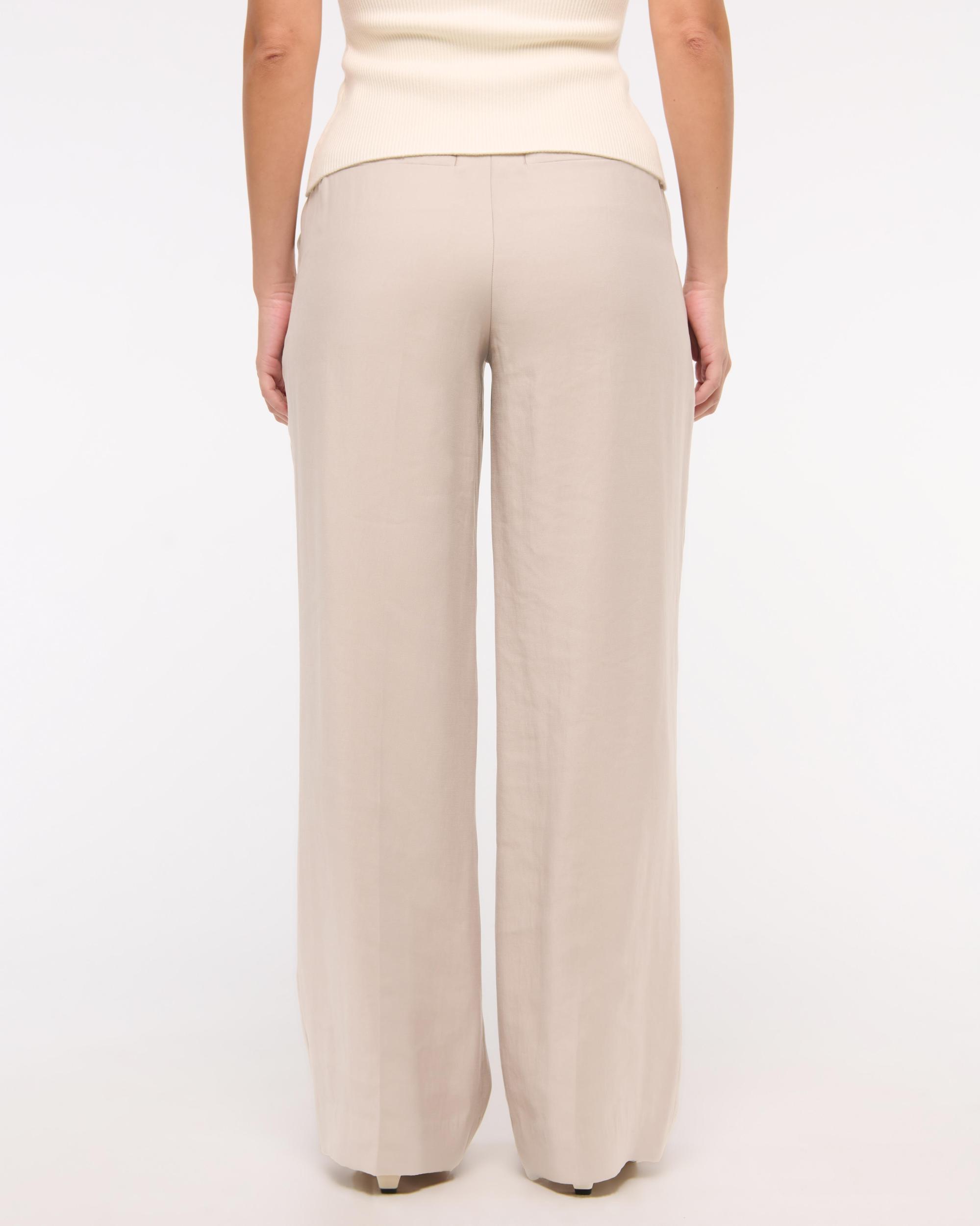 Curve Love Drapey Tailored Wide Leg Pant Product Image