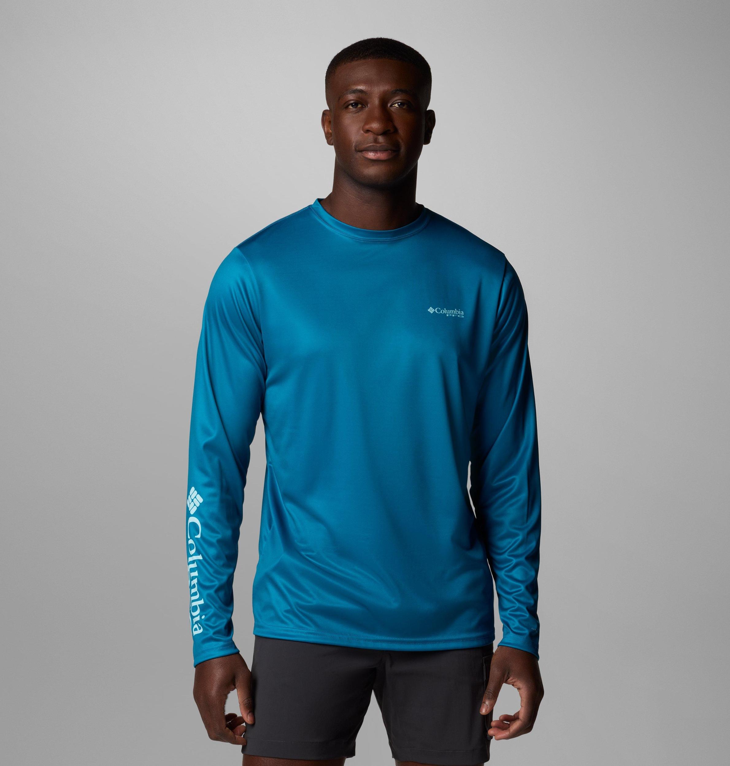 Columbia Mens Terminal Tackle PFG Fish Shine Long Sleeve Shirt- Product Image