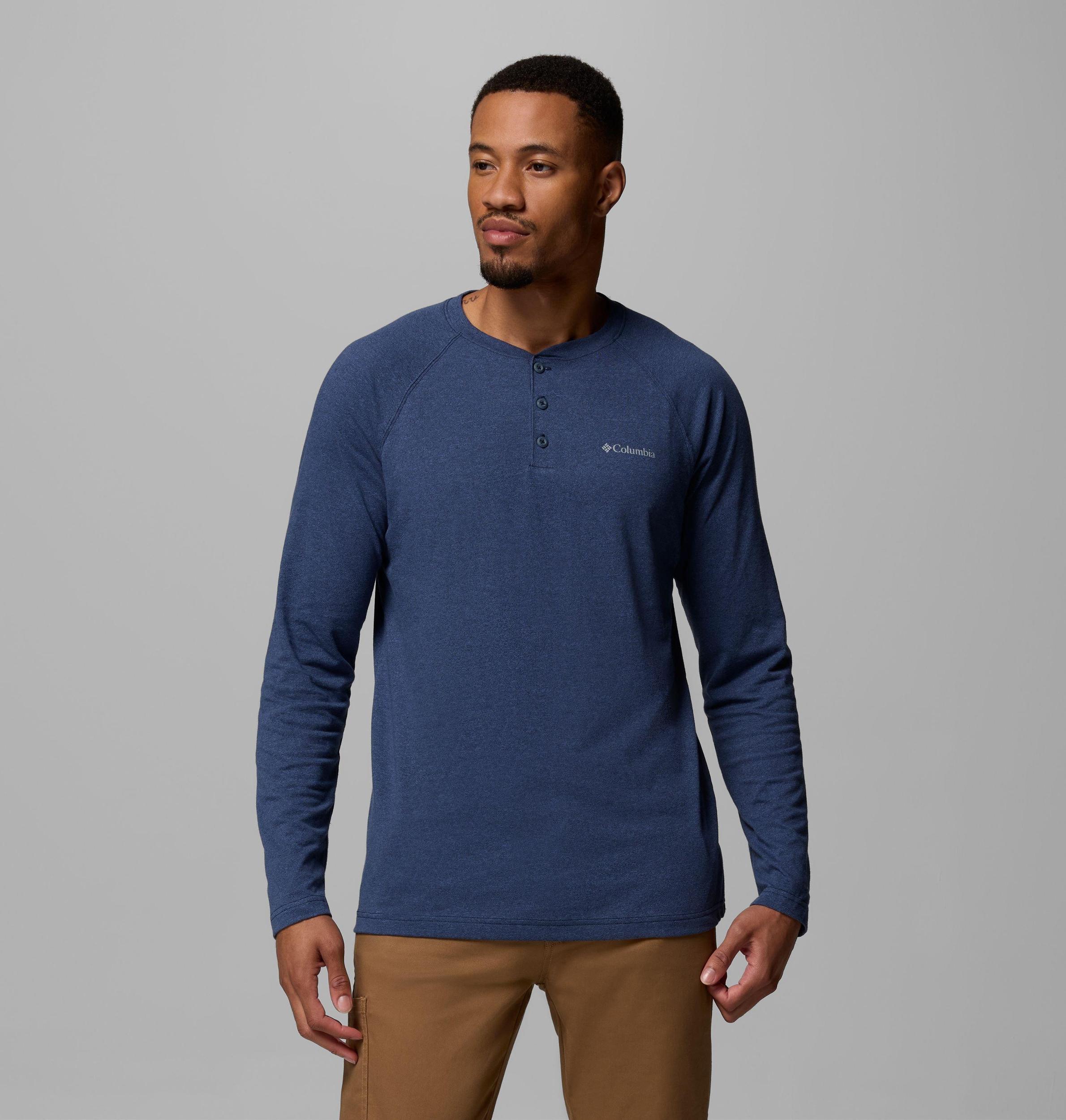 Columbia Mens Thistletown Hills Raglan Henley - Tall- Product Image