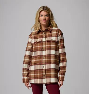 Columbia Womens Blue Point Creek Shirt Jacket- Product Image