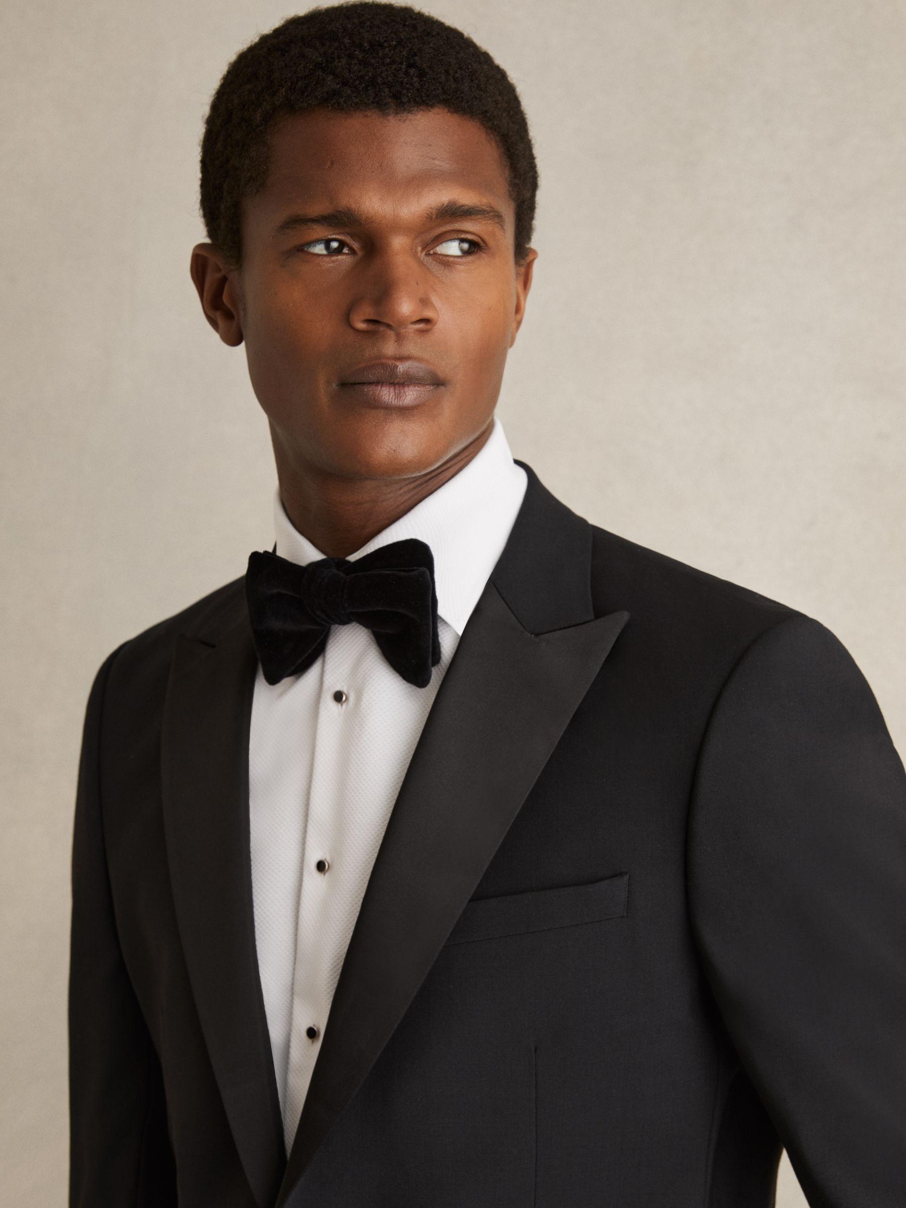 Cotton Marcella Tuxedo Shirt Regular-Fit in White Product Image