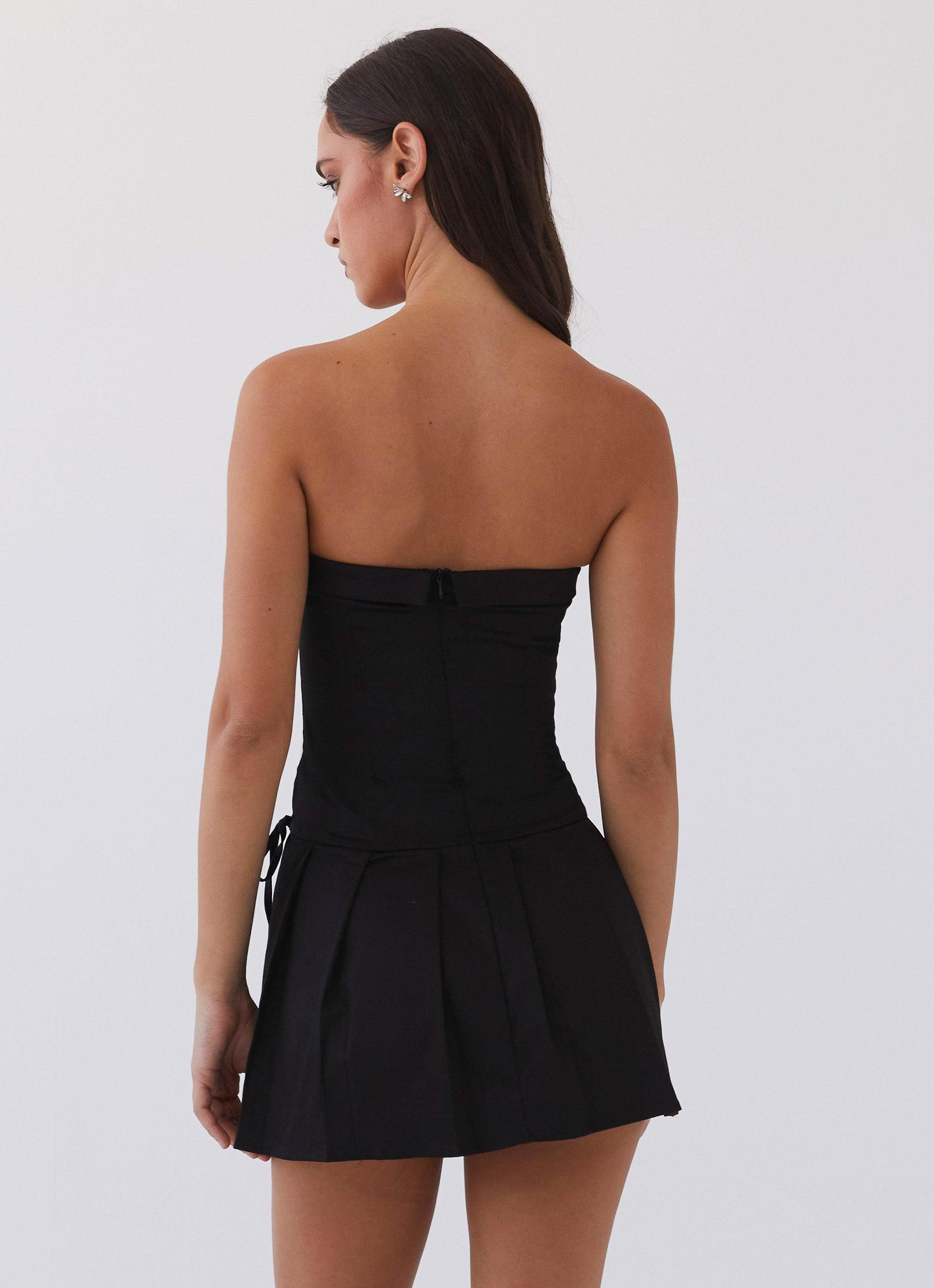 Calling The Shots Mini Dress - Black Product Image