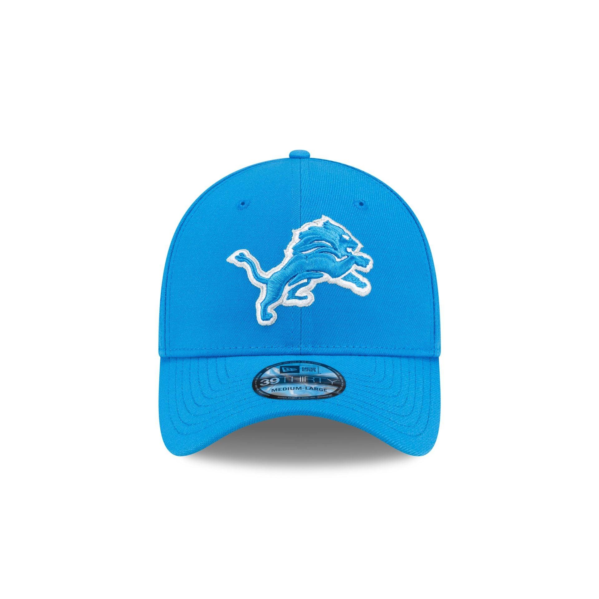 Detroit Lions Team Classic Blue 39THIRTY Stretch Fit Hat Male Product Image