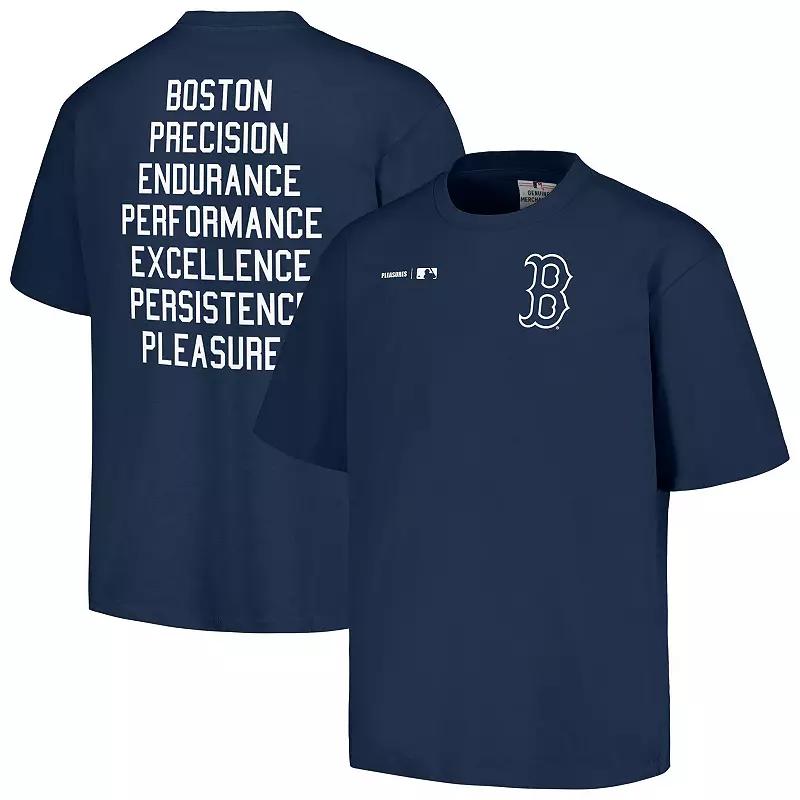Men's PLEASURES Navy New York Mets Precision T-Shirt,  Product Image