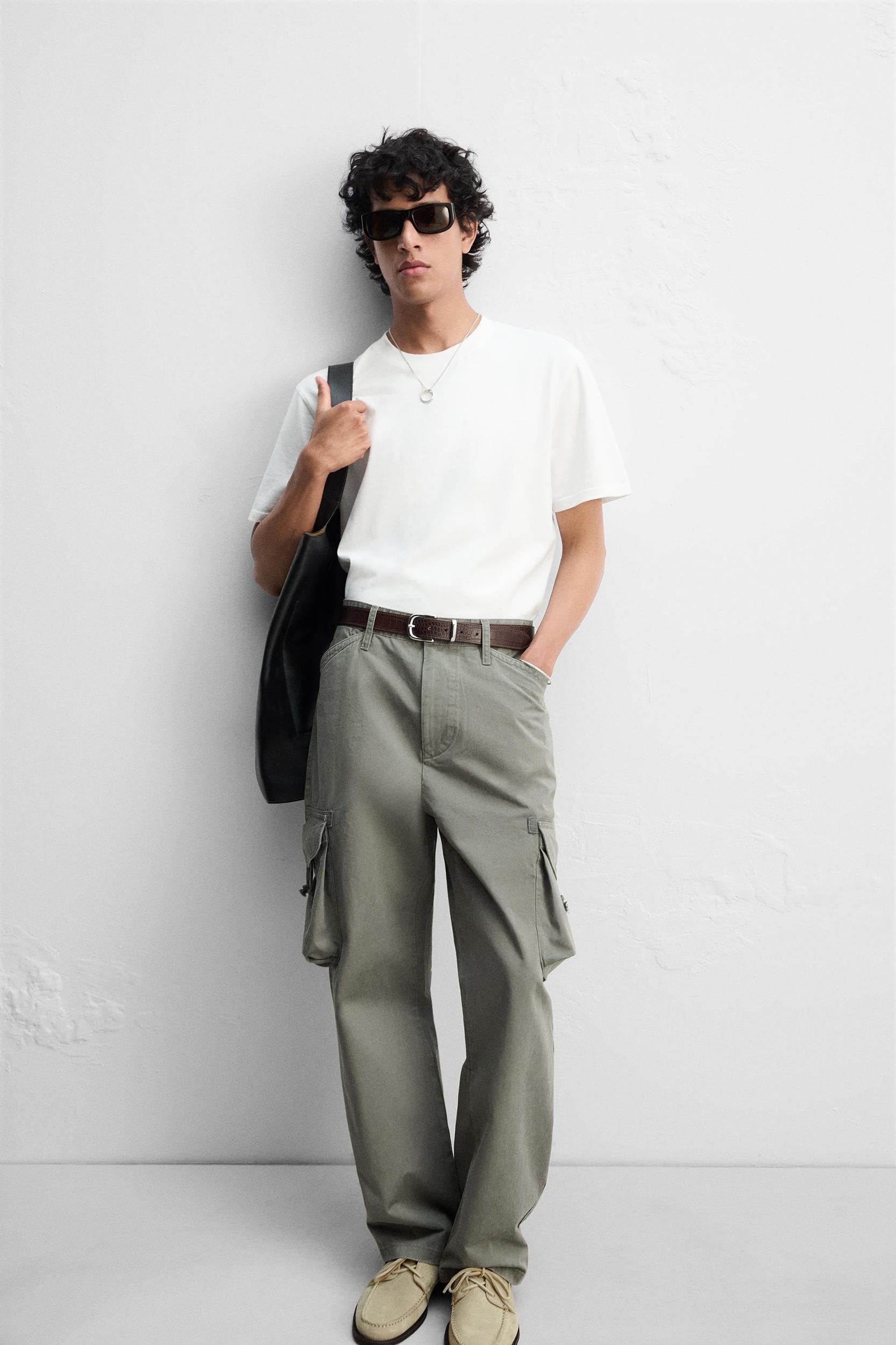 WASHED CARGO PANTS Product Image