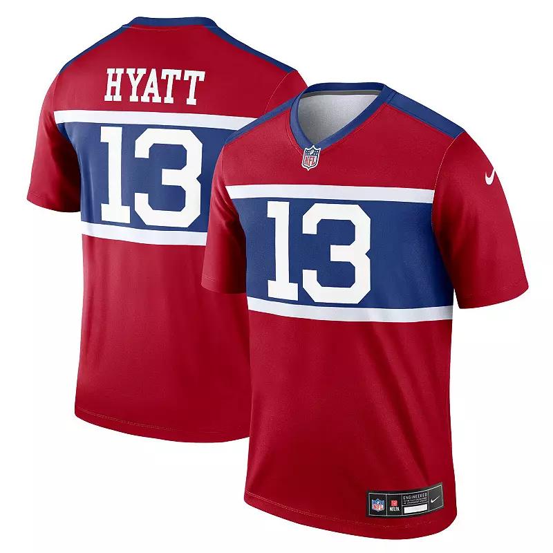 Men's Nike Jalin Hyatt Century Red New York Giants Alternate Legend Player Jersey,  Product Image