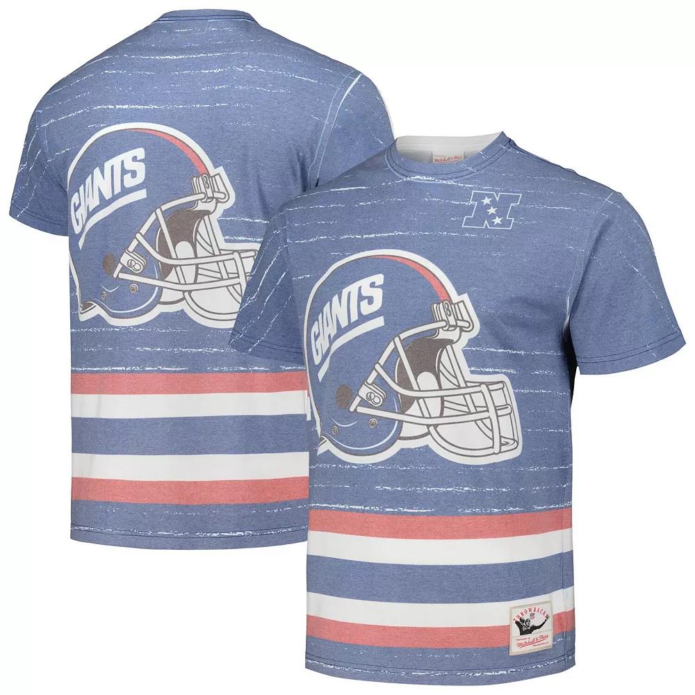 Men's Mitchell & Ness Royal New York Giants Jumbotron 3.0 T-Shirt,  Product Image