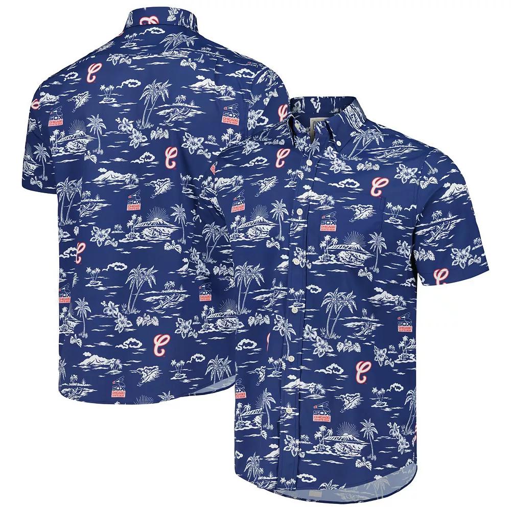 Men's Reyn Spooner Navy Chicago White Sox Kekai Button-Down Shirt,  Product Image