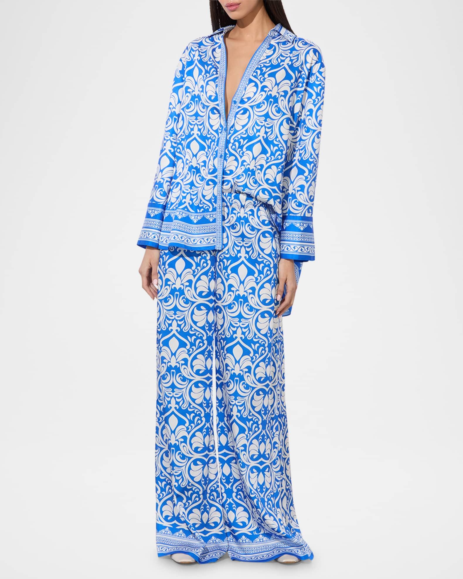 Kiva Oversized Pajama Shirt Product Image