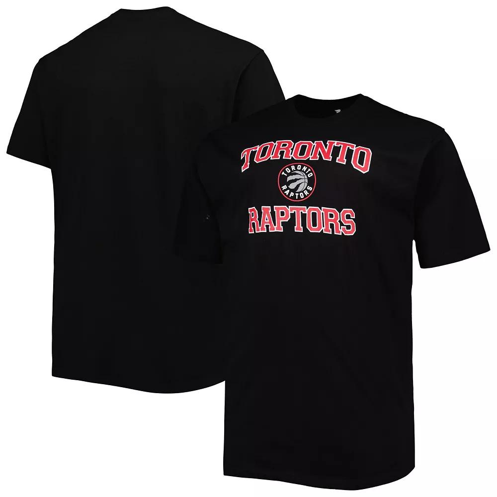 Men's Black Toronto Raptors Big & Tall Heart & Soul T-Shirt,  Product Image