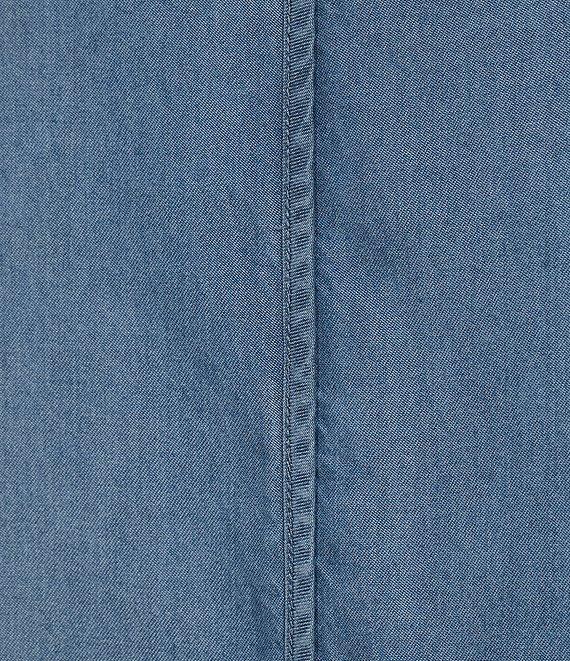 DKNY by Donna Karan Tencel V-Neck Short Sleeve Tunic Product Image