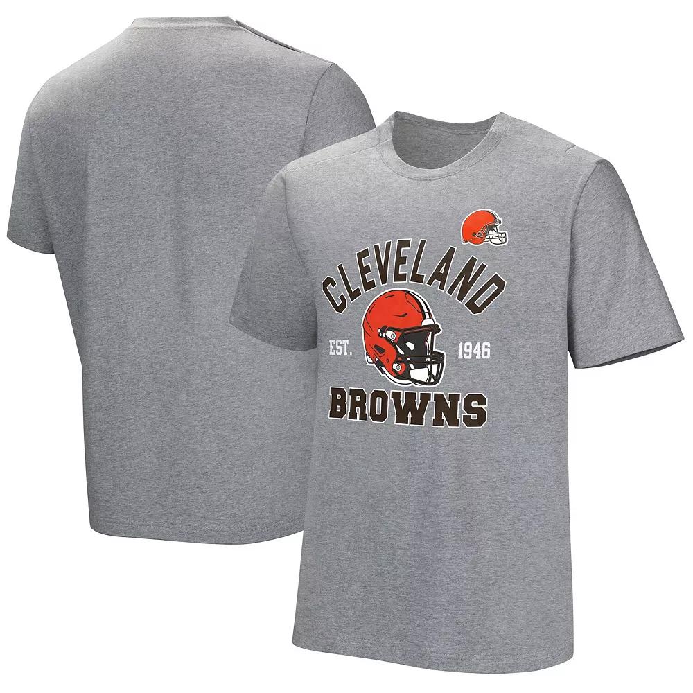 Men's Gray Cleveland Browns Tackle Adaptive T-Shirt,  Product Image