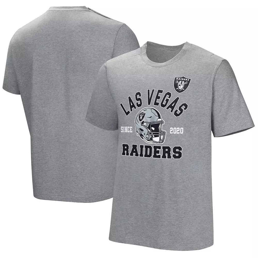 Men's Gray Las Vegas Raiders Tackle Adaptive T-Shirt,  Product Image