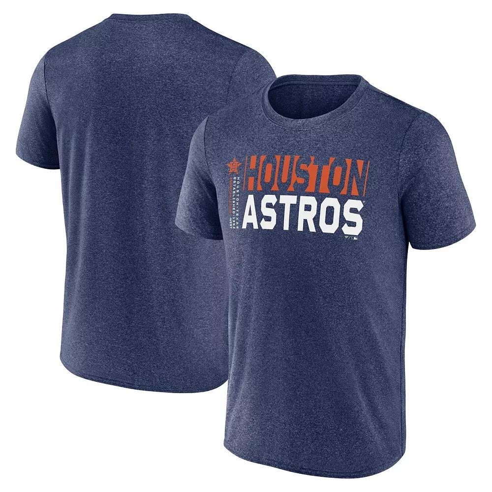 Men's Fanatics  Heather Navy Houston Astros Fundamentals Shoot For The Sky T-Shirt, Size: XL, Blue Product Image