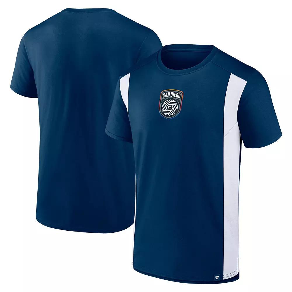 Men's Fanatics Navy San Diego FC Golden Goal T-Shirt, Size: Medium, Sdf Blue Product Image