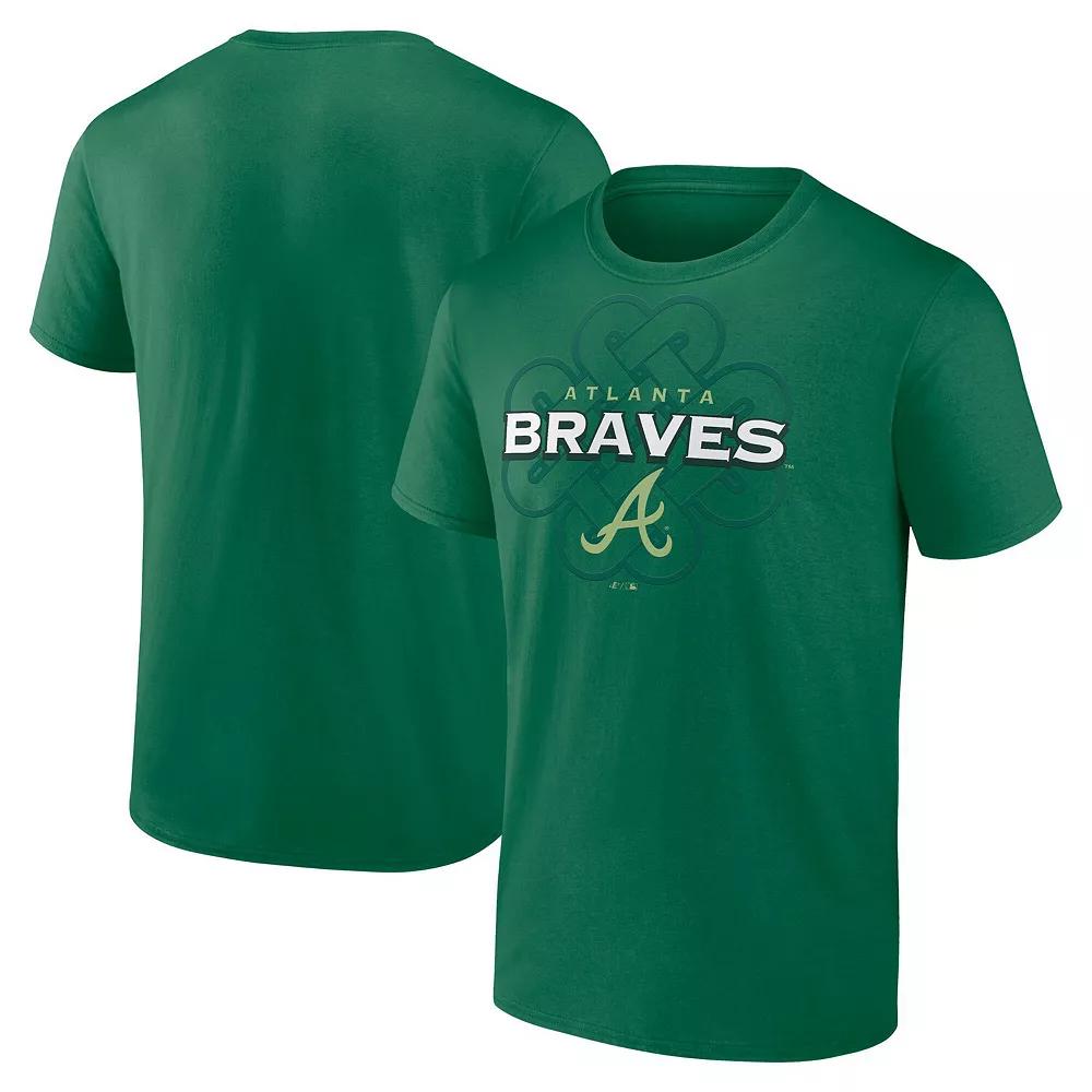 Men's Profile Kelly Green Atlanta Braves Big & Tall Celtic T-Shirt,  Product Image