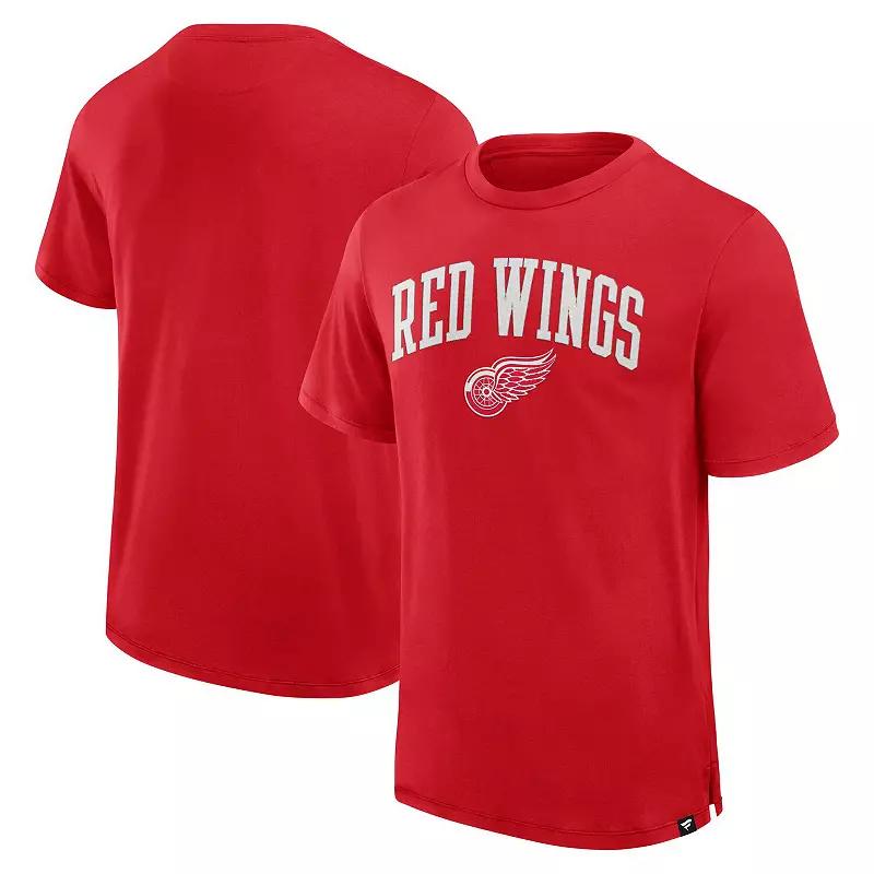 Men's Fanatics Gray Detroit Red Wings Decades Collection Made To Last T-Shirt,  Product Image