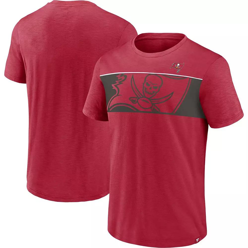 Men's Fanatics Branded Red Tampa Bay Buccaneers Ultra T-Shirt,  Product Image