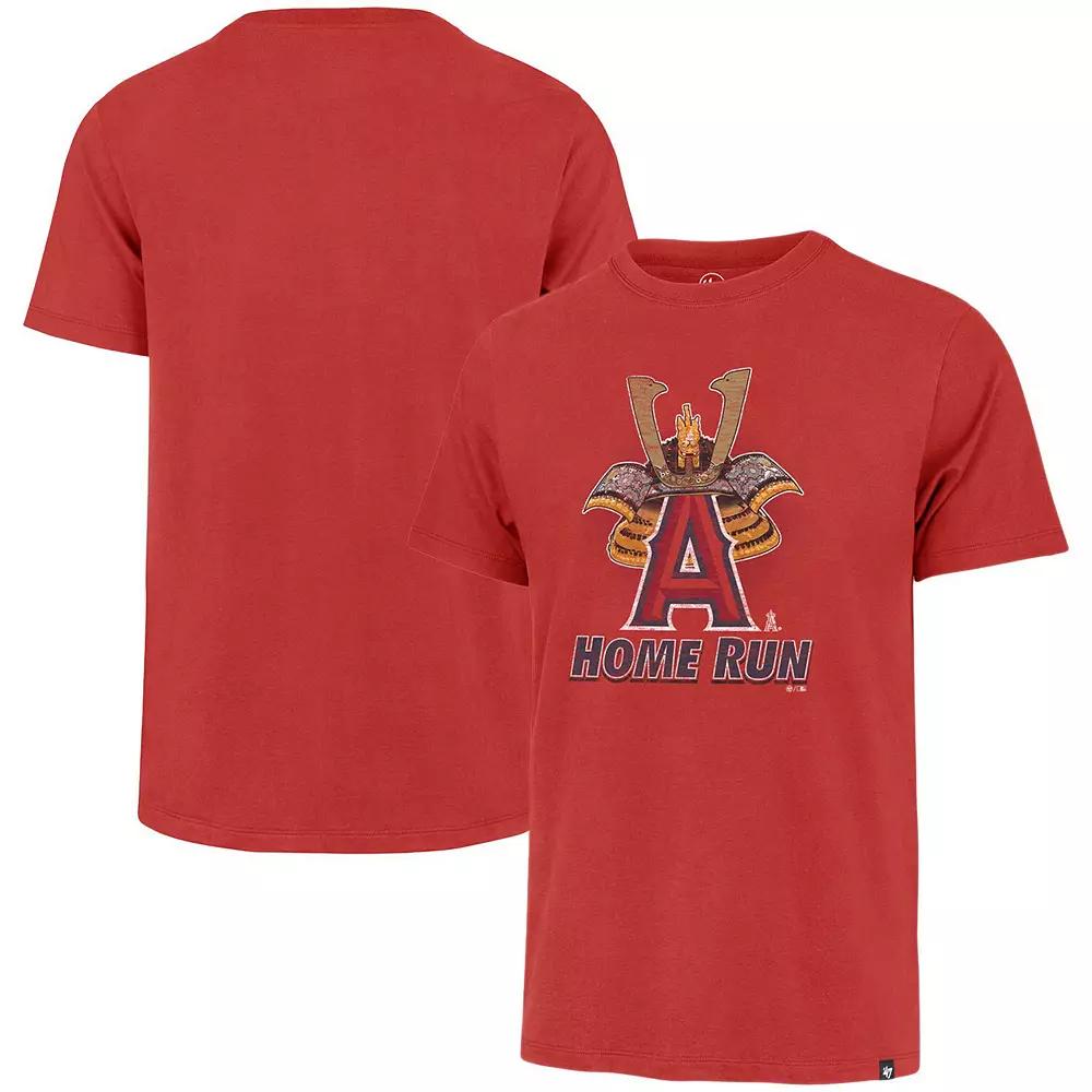 Men's '47 Red Los Angeles Angels HR Celebration T-Shirt,  Product Image
