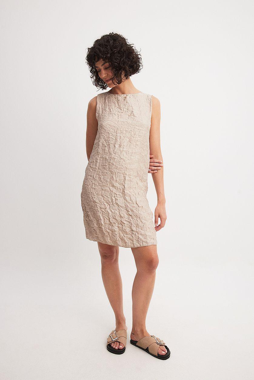 Creased Mini Dress Product Image