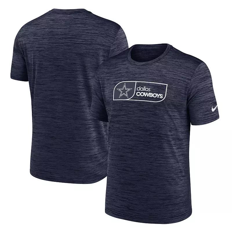 Men's Nike Navy Dallas Cowboys Big & Tall Velocity T-Shirt, Size: 3XLT, Blue Product Image