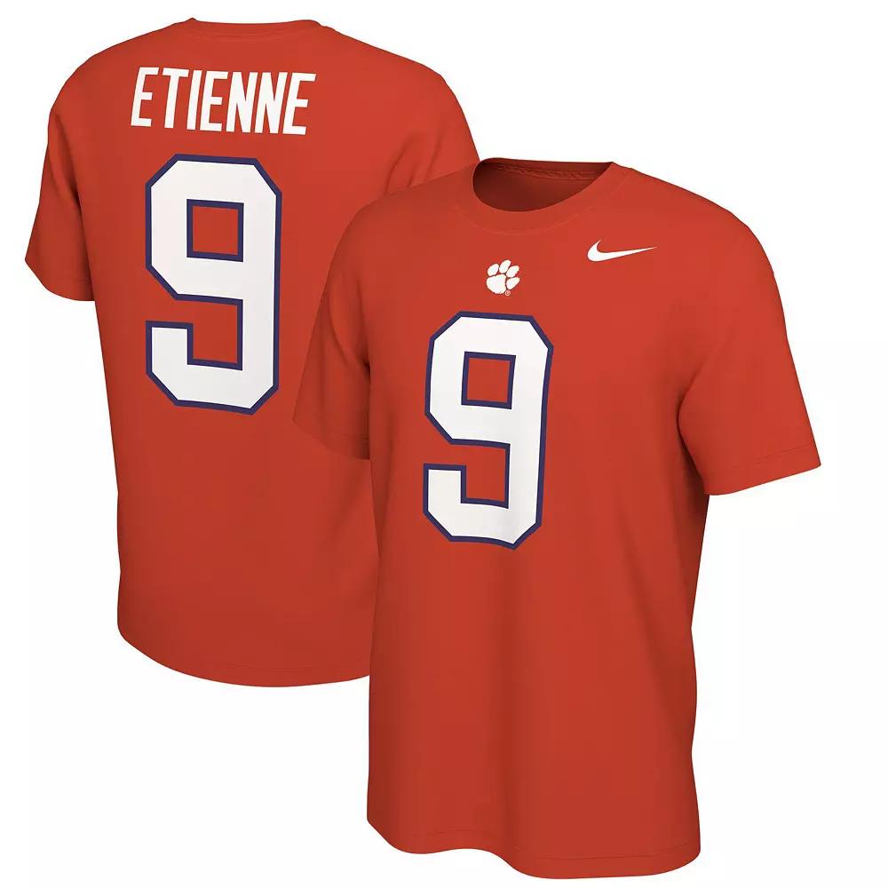 Men's Nike Travis Etienne Orange Clemson Tigers Alumni Name & Number T-Shirt,  Product Image