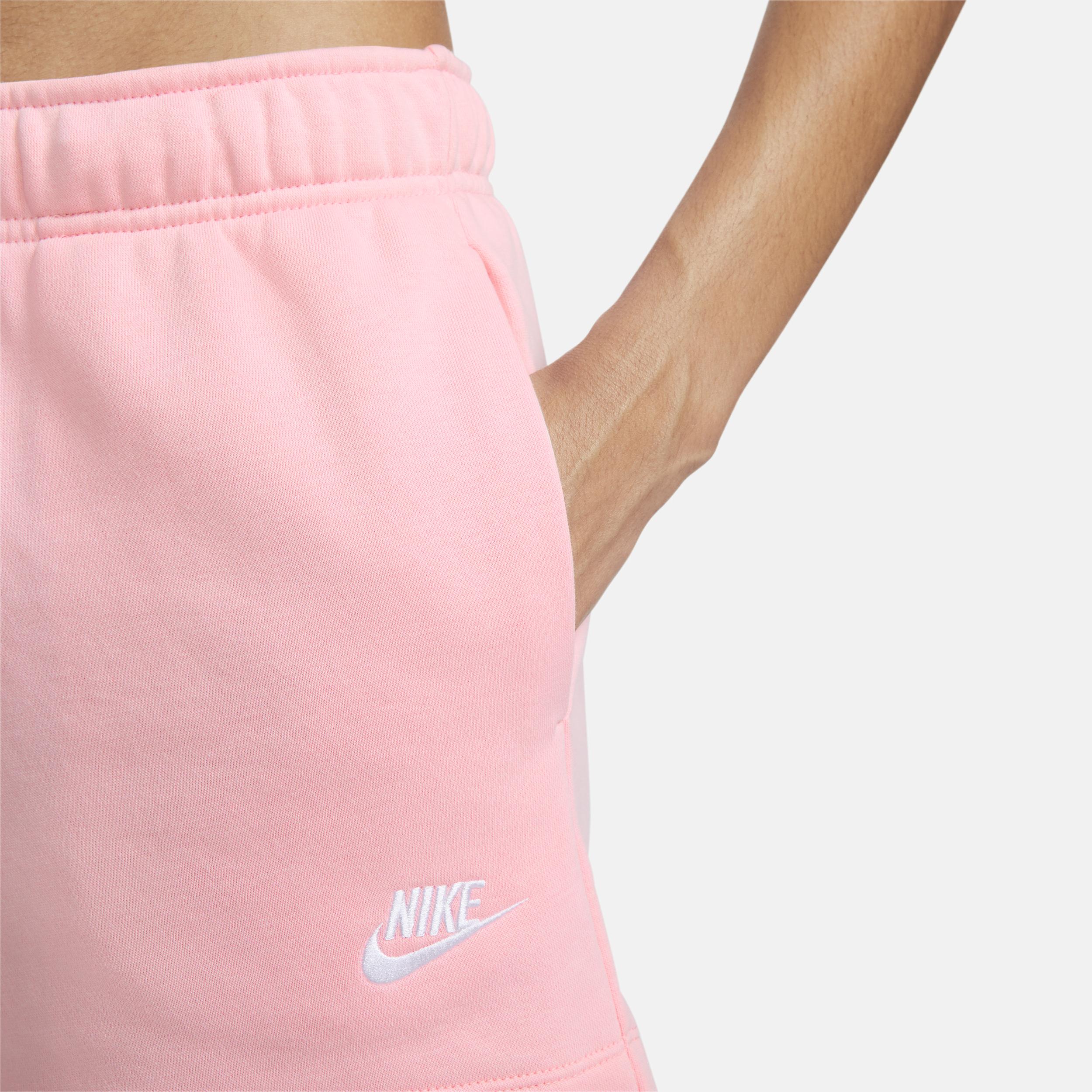 Womens Nike Sportswear Club Fleece Mid-Rise Shorts | DQ5802-690 Product Image