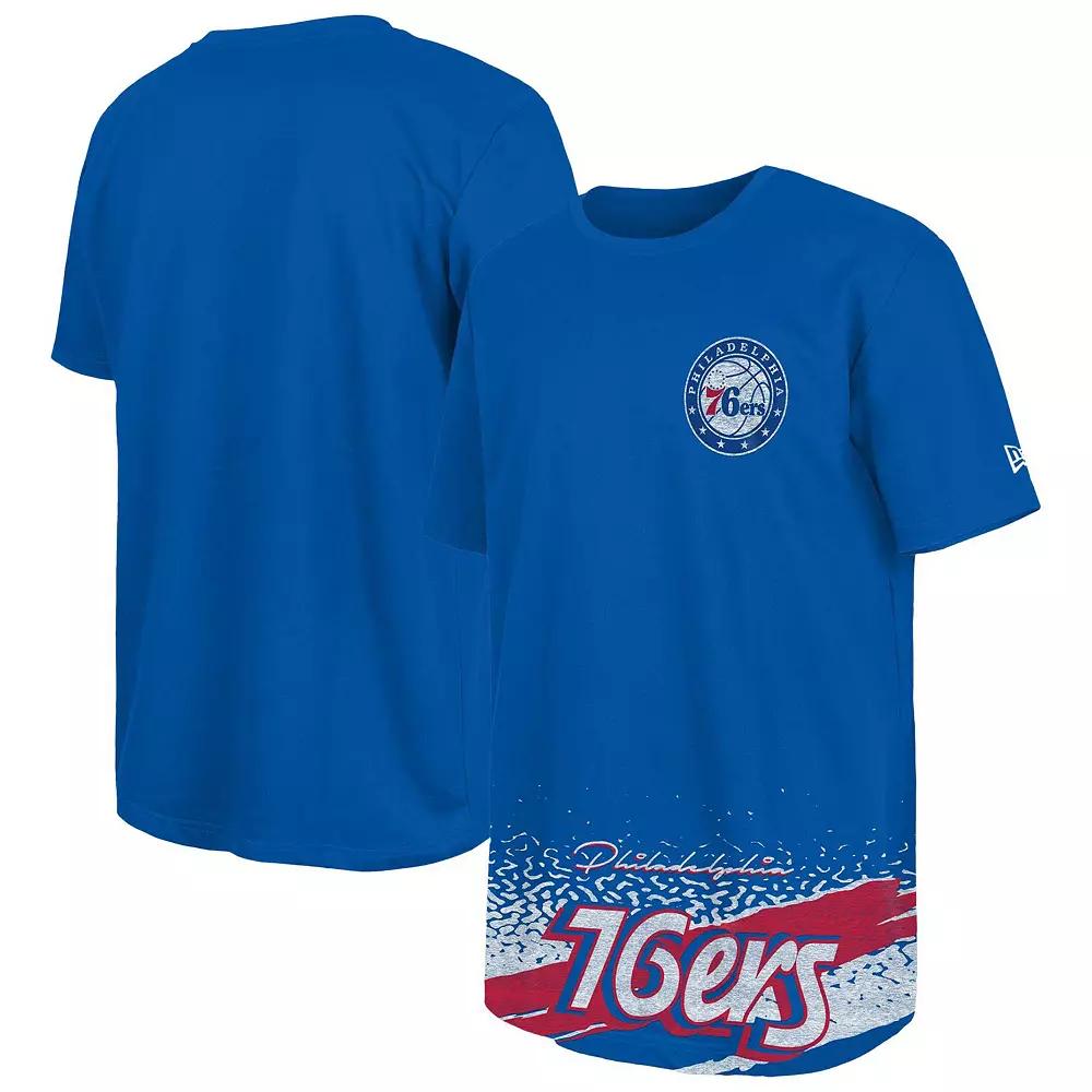 Men's New Era Royal Philadelphia 76ers Sport Classics T-Shirt,  Product Image