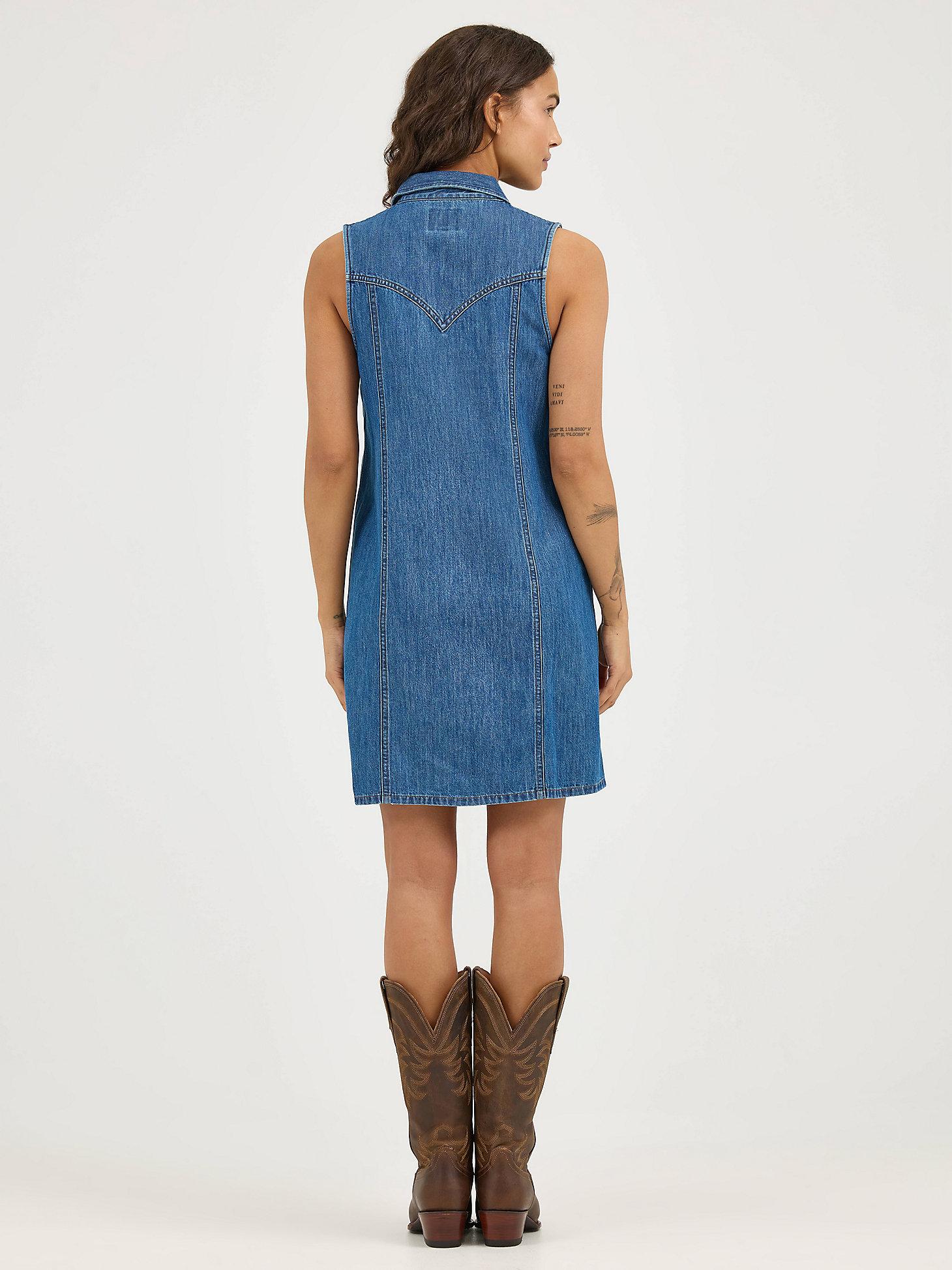 Women's Denim Shift Dress | Women's DRESSES & JUMPSUITS | Wrangler® Product Image