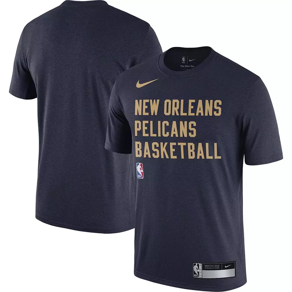 Men's Nike Navy New Orleans Pelicans 2023/24 Sideline Legend Performance Practice T-Shirt,  Product Image