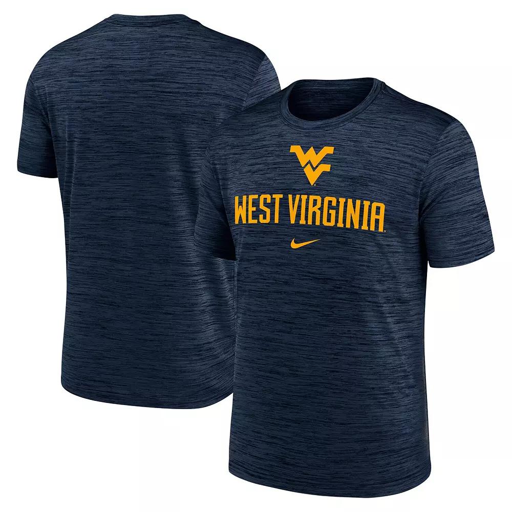 Men's Nike Navy West Virginia Mountaineers Primetime Velocity T-Shirt,  Product Image