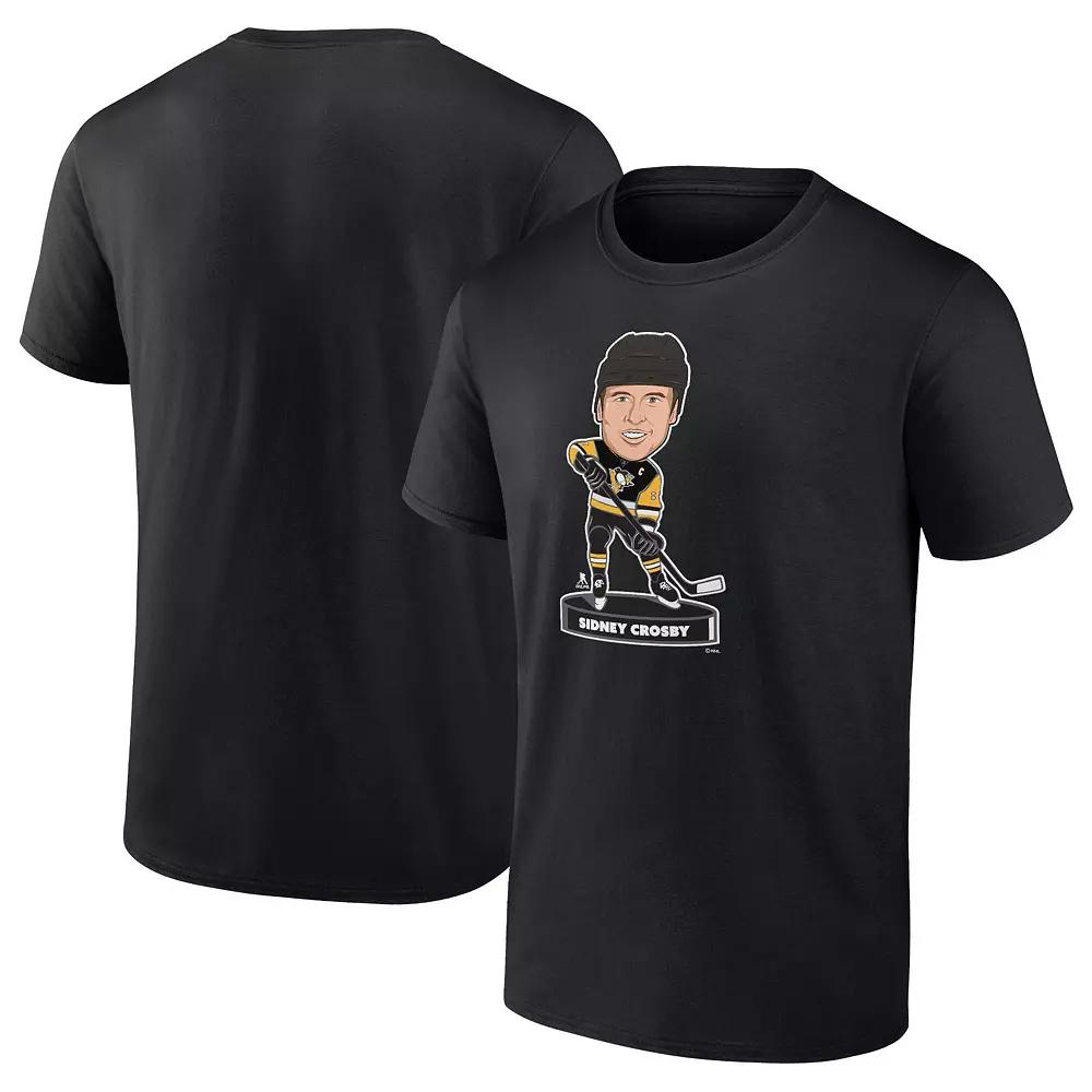 Men's Fanatics Branded Sidney Crosby Black Pittsburgh Penguins Player Bobblehead T-Shirt,  Product Image
