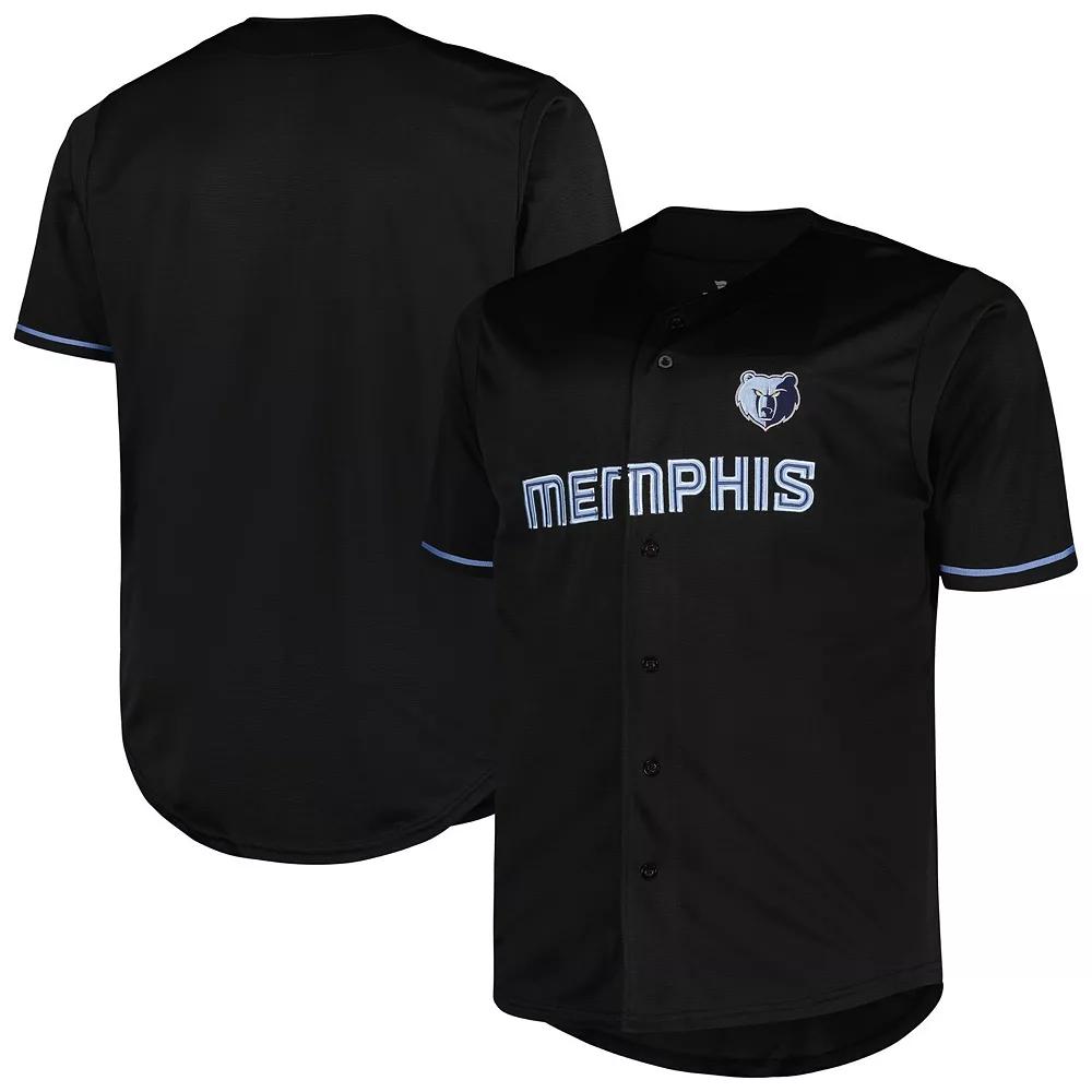 Men's Profile Black Memphis Grizzlies Big & Tall Pop Jersey,  Product Image