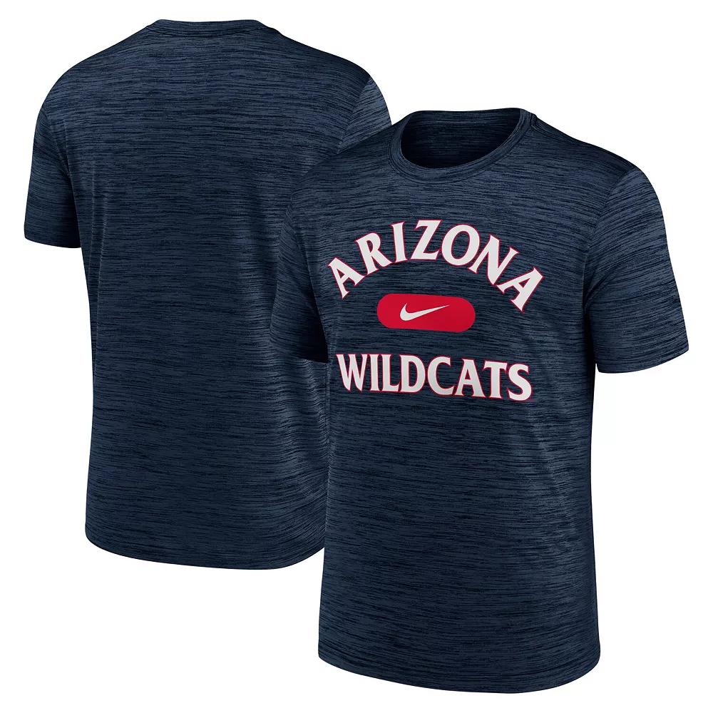Men's Nike Navy Arizona Wildcats Velocity Mascot Performance T-Shirt, Size: Medium, Blue Product Image