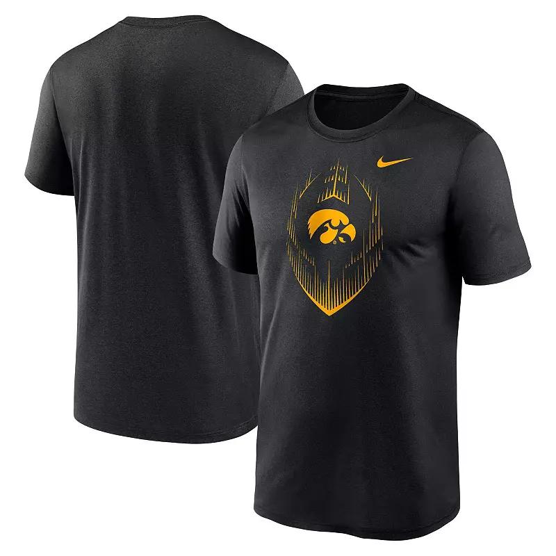 Men's Nike Black Iowa Hawkeyes Primetime Legend Icon Performance T-Shirt,  Product Image