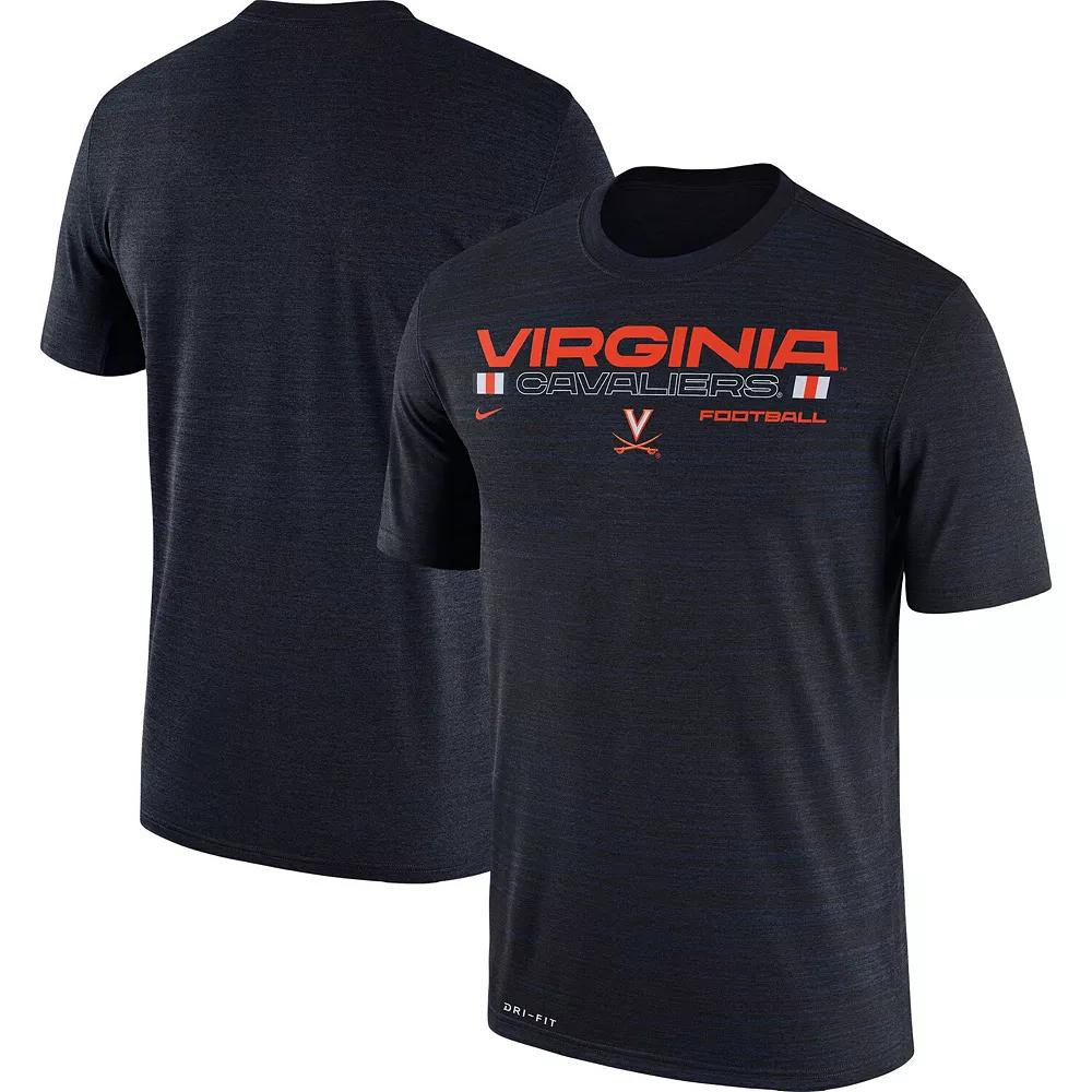 Men's Nike Navy Virginia Cavaliers Velocity Legend Performance T-Shirt, Size: Large, Blue Product Image