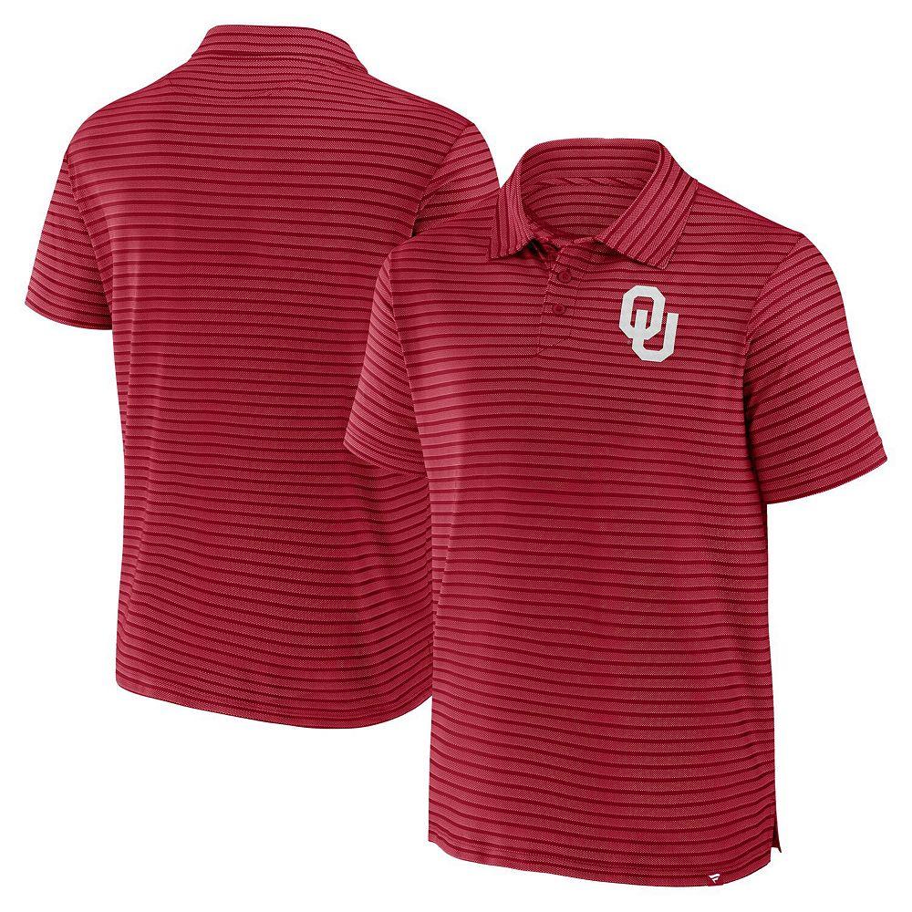 Men's Fanatics Crimson Oklahoma Sooners Victory Calls Stripe Polo, Size: XL, Red Product Image