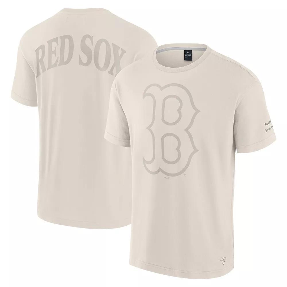 Men's Fanatics Cream Boston Red Sox Elements Iconic T-Shirt,  Product Image