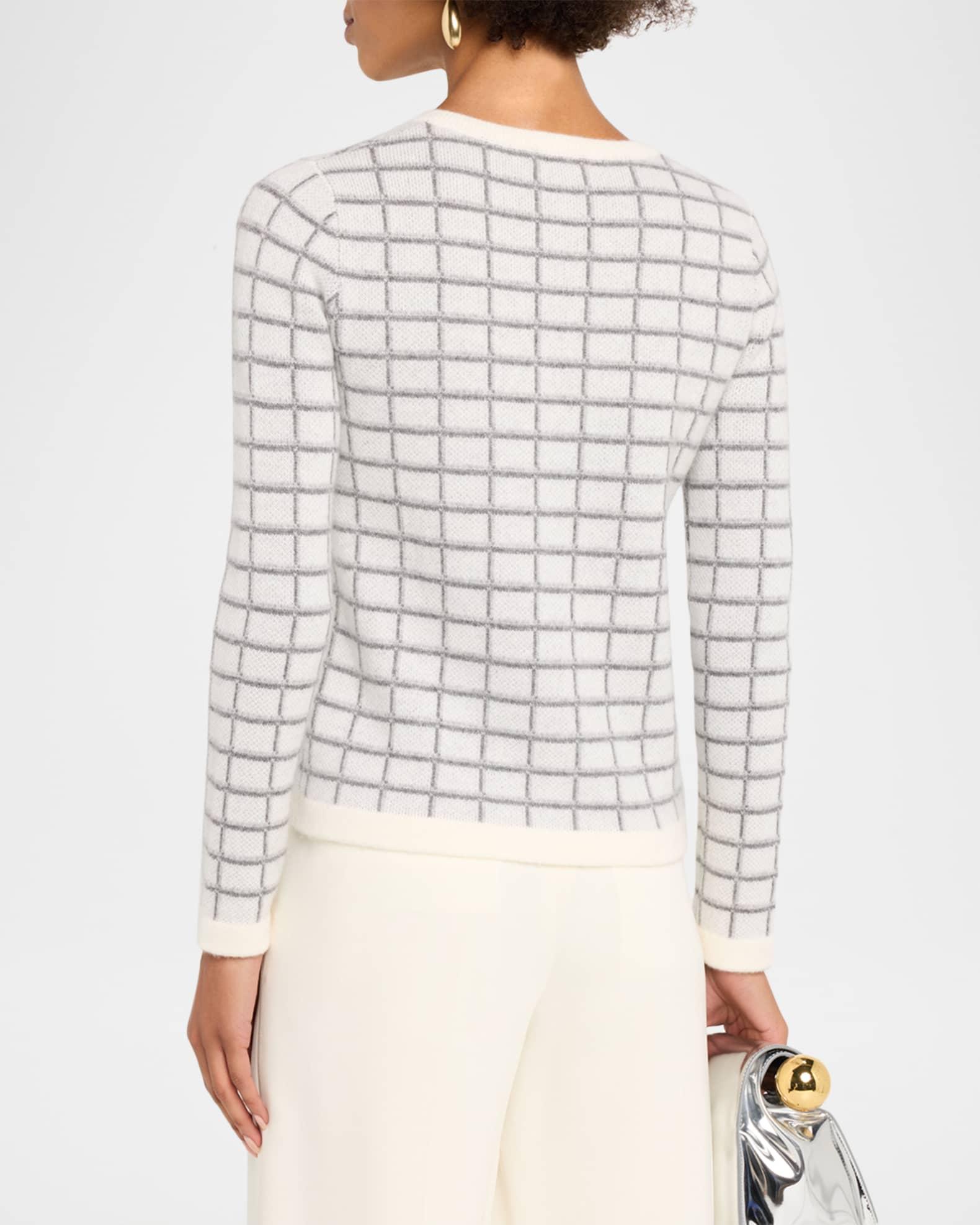 Cashmere Jacquard Grid Jacket Product Image