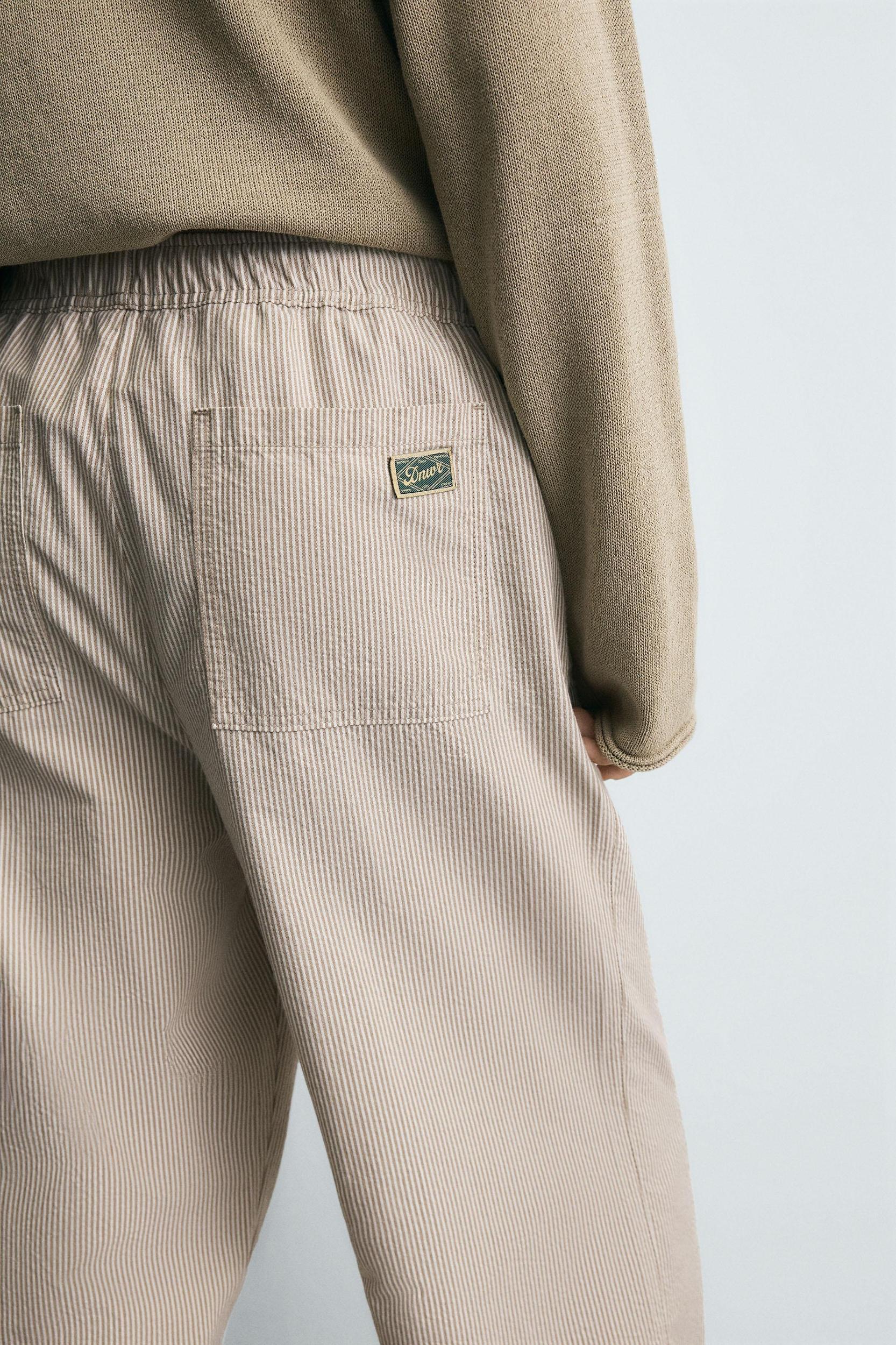 RELAXED FIT STRIPE PANTS Product Image