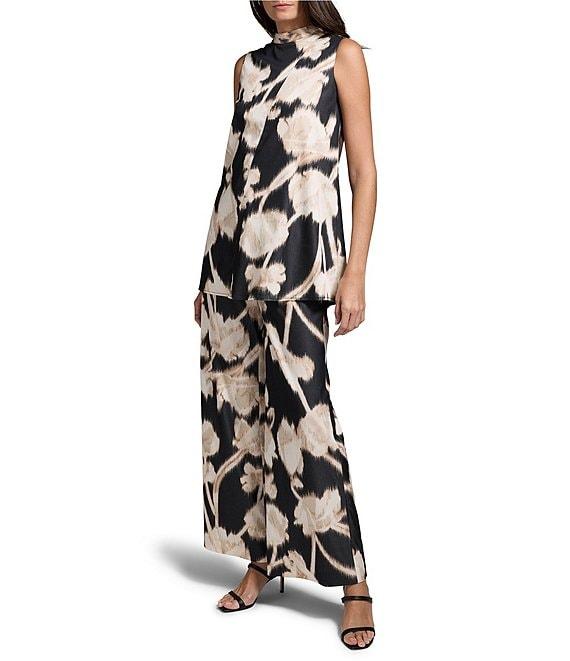 NIC + ZOE Midnight Florals Wide Leg Pants Product Image