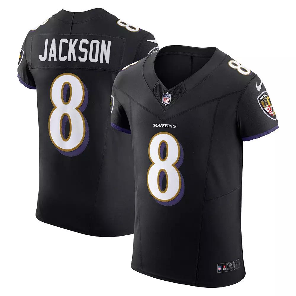 Lamar Jackson Baltimore Ravens Nike Mens Dri-FIT NFL Elite Football Jersey | 58NMBLEA8GF-3Y0 Product Image