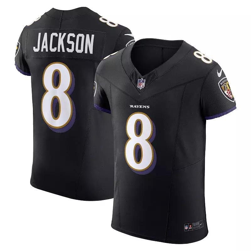 Lamar Jackson Baltimore Ravens Nike Mens Dri-FIT NFL Elite Football Jersey | 58NMBLEA8GF-3Y0 Product Image