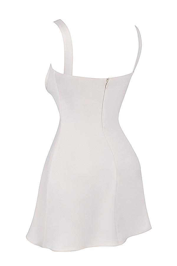 Kara  vintage cream mini dress Product Image